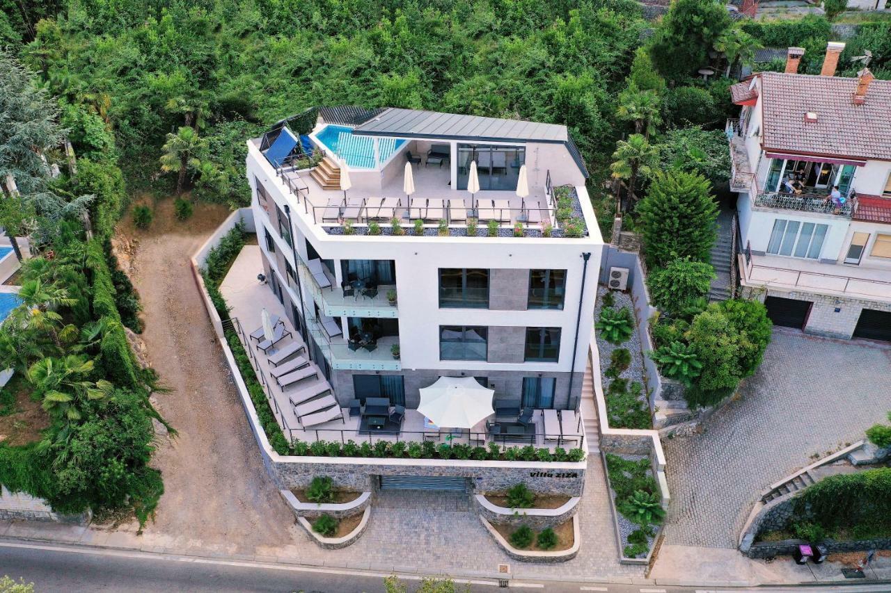 Apartments In Villa Ziza, Rooftop Swimming Pool Opatija Exterior foto